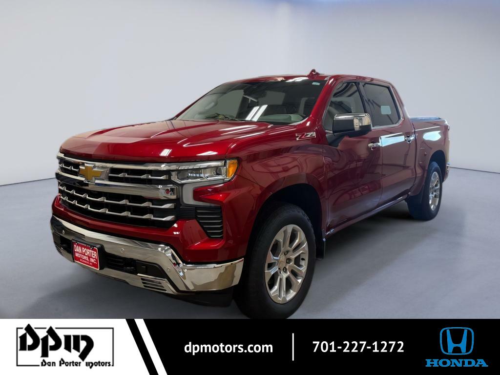 Radiant Red Tintcoat 2024 Chevrolet Silverado 1500 LTZ Crew Cab 4WD Pickup Truck Four-Wheel Drive Automatic