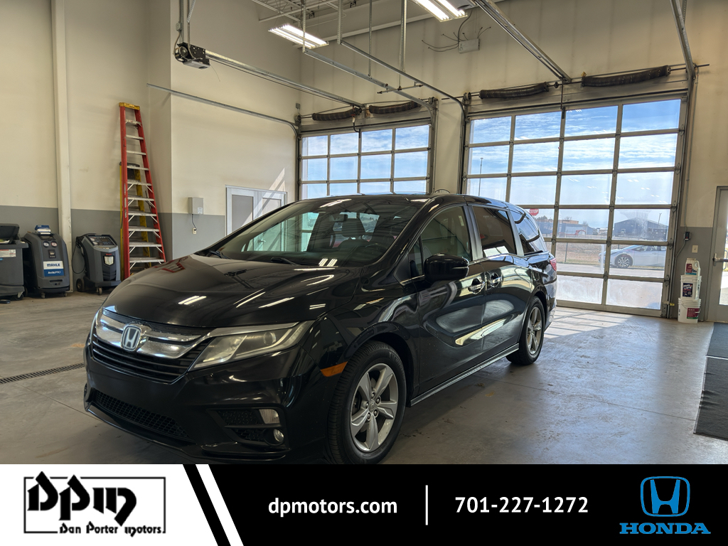 Black 2018 Honda Odyssey EX-L FWD Minivan Front-Wheel Drive 9-Speed Automatic