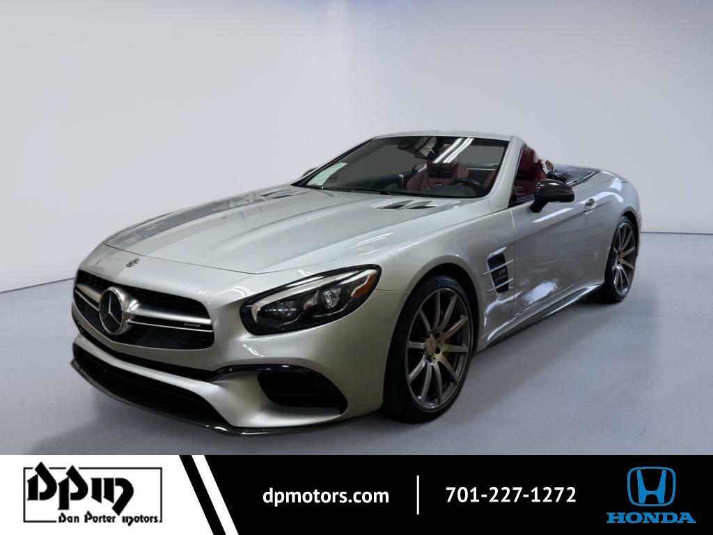 Iridium Silver Metallic 2019 Mercedes-Benz SL-Class AMG SL 63 RWD Convertible Rear-Wheel Drive 7-Speed Automatic
