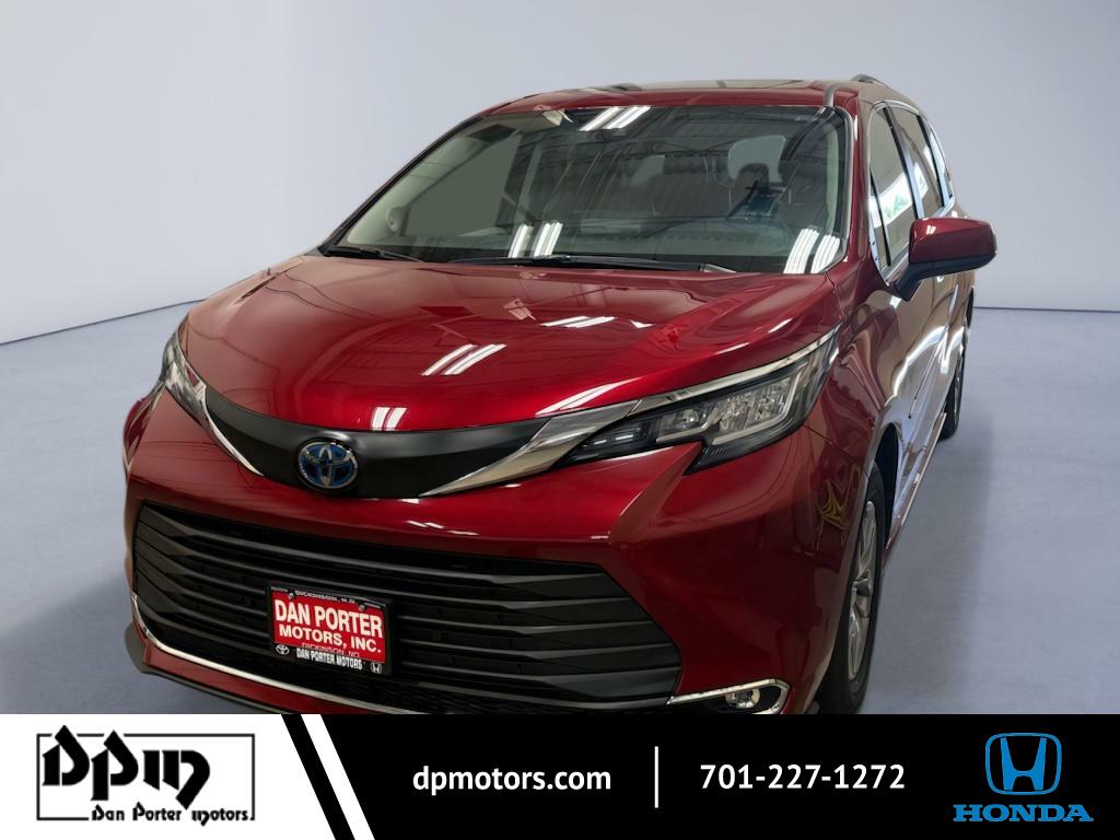 Red (Ruby Flare Pearl) 2022 Toyota Sienna Minivan All-Wheel Drive Continuously Variable Transmission