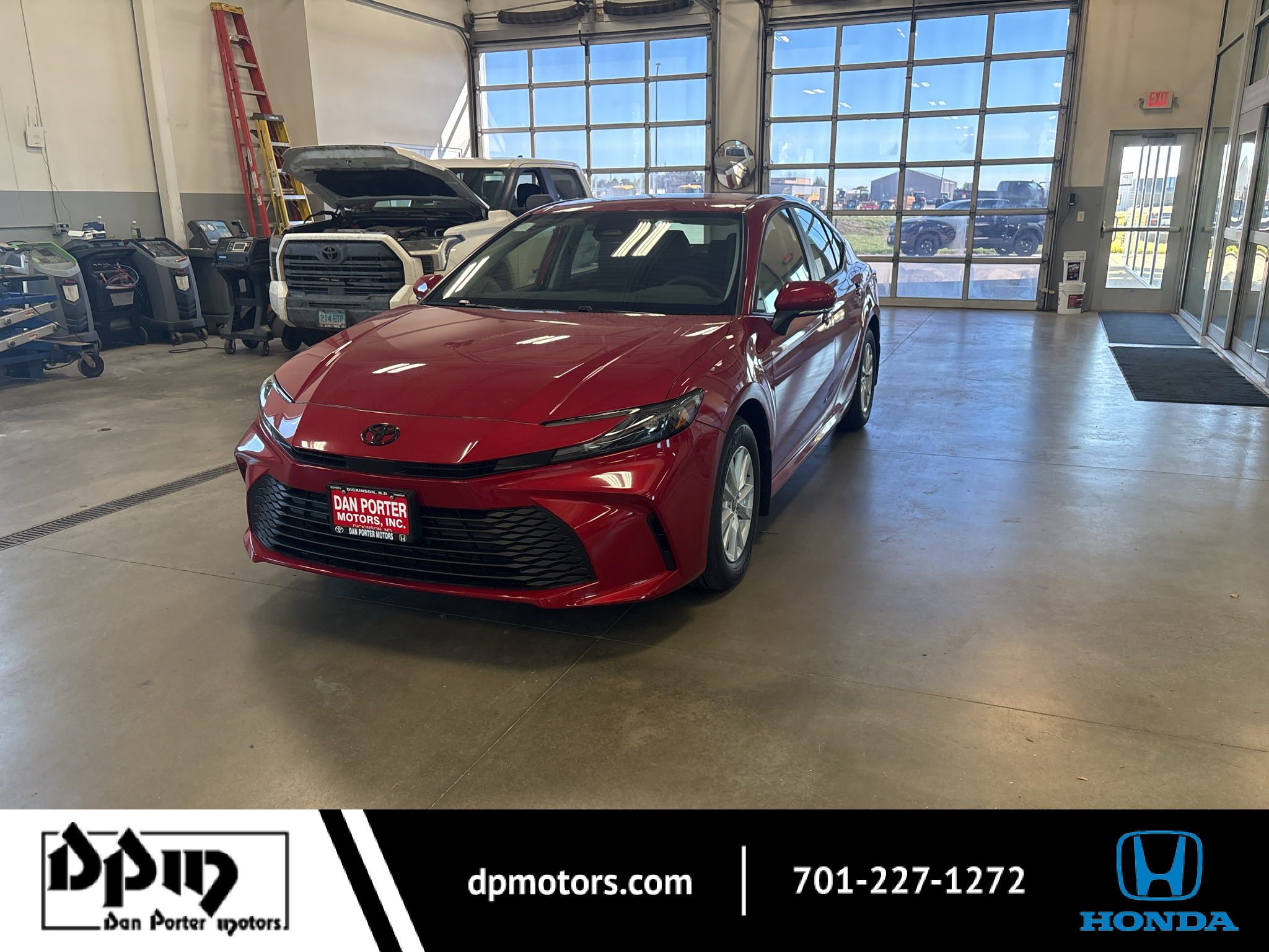 Supersonic Red 2026 Toyota Camry Sedan All-Wheel Drive Continuously Variable Transmission