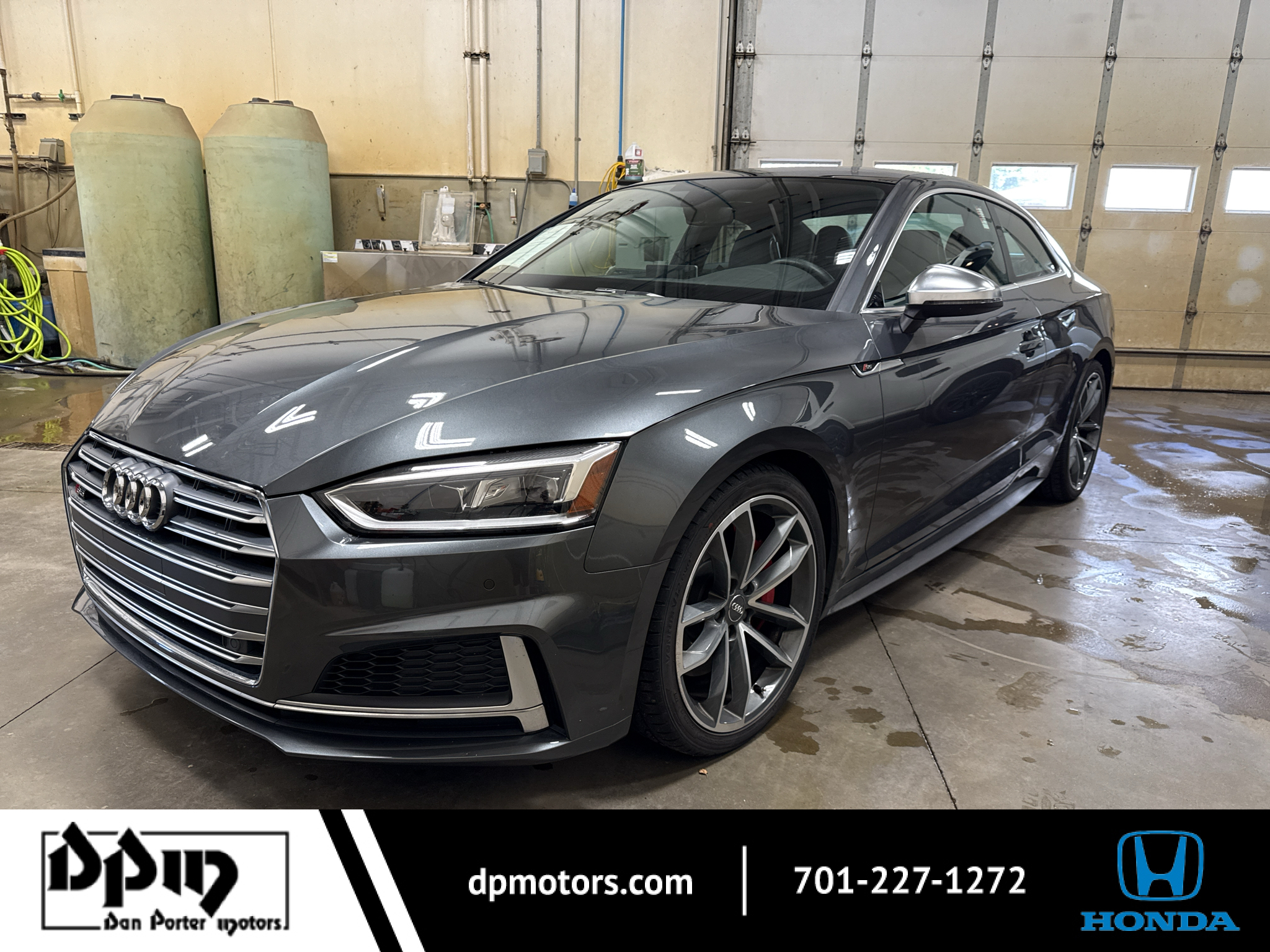Daytona Gray Pearl Effect 2018 Audi S5 Coupe All-Wheel Drive 8-Speed Automatic